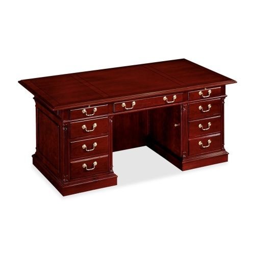 Keswick Collection Executive Double Pedestal Desk, 72w x 36d x 30h, Cherry