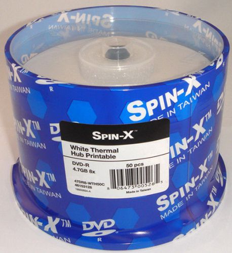 200 Prodisc 8x DVD-R White Thermal Hub Printable Blank Recordable DVD Media Disk