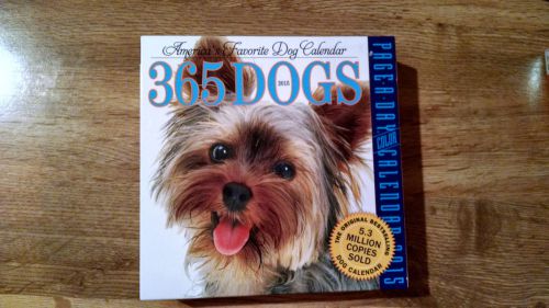 2015 Page a Day Calender &#034;365 Dogs - America&#039;s Favorite Dog Calendar&#034;
