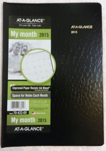 AT-A-GLANCE 2015 MY MONTH #70-432-00 PLANNER