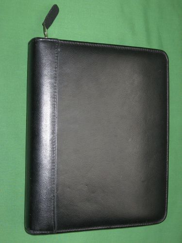 CLASSIC ~1.5&#034;~ TOP-GRAIN LEATHER Franklin Covey Planner ORGANIZER Binder  5836