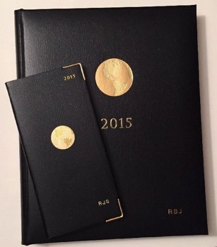 2015 American Express Appointment Book And Pocket Organizer Set RSJ RJS Initials