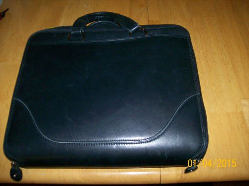 Professional-Portfolio-Organizer zippered -File-Divider with Briefcase Handles