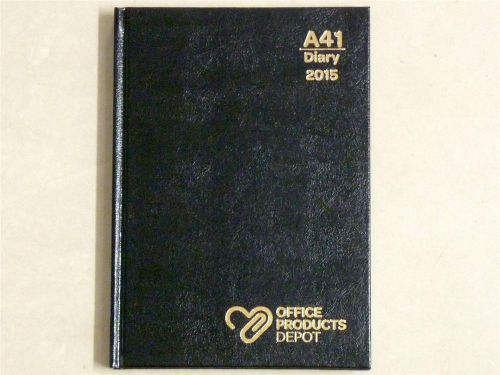2015 Diary A5 Week to an Openning hard cover OPD branded by Collins Debden WTO