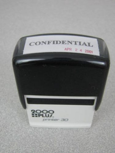 2000 Plus Self Inking Ink Stamp &#034;Confidential&#034;
