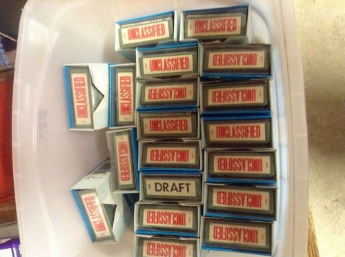 Xstamper  LOT OF 22 with 17-additional misc stampers