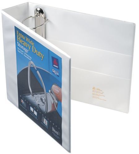 Extra Wide Ezd Reference View Binder 3 Rings White Binder Open Touch