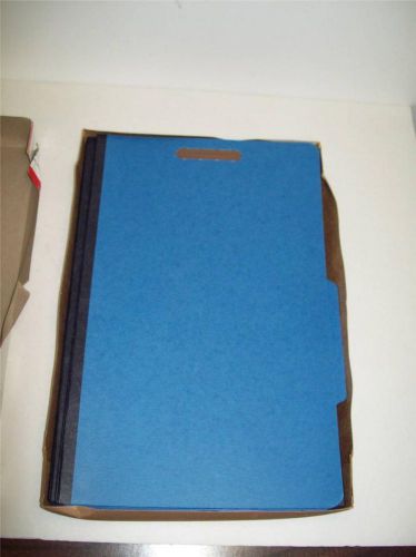 UNIVERSAL 10211 CLASSIFICATION FILE FOLDERS BLUE LEGAL 4 SECTION 10 PER BOX