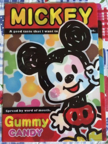 Mickey Mouse sweets 5-pocket A4 file folder