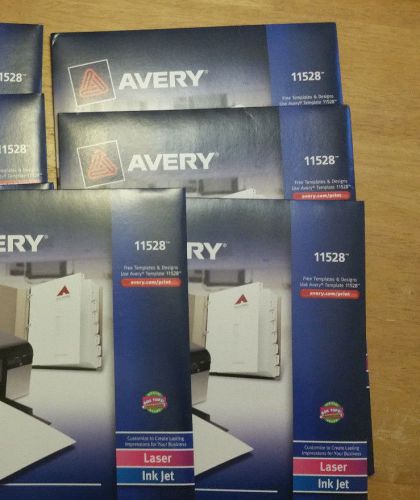 Avery Print-On Tab Sheets Dividers White 8 32 Tab 4 Packages New Laser Ink Jet