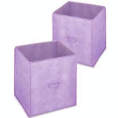 14&#034; Collapsible Cubes Purple Storage &amp; Organization 6405-909-2-PRPL