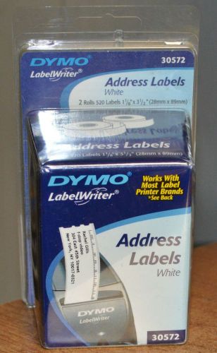 New Dymo LabelWriter White Address Labels 30572  520 labels label writer