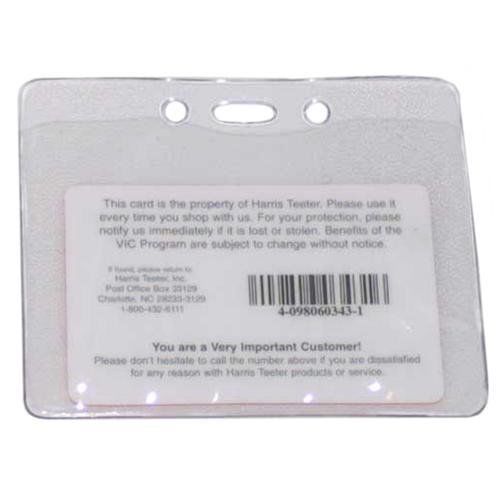 Advantus horizontal security badge holder - vinyl - 50 / box (75411) for sale