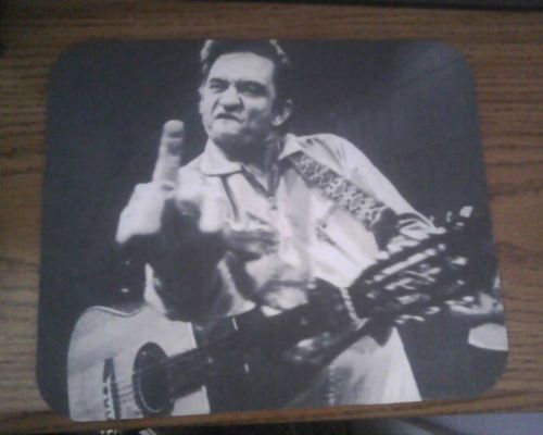johnny cash mouse pad