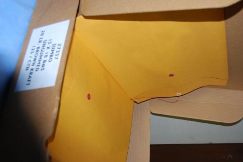 15 x 18 jumbo envelopes - 28lb. brown kraft (100 qty.) ungummed 27337 for sale