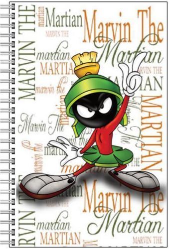 MARVIN THE MARTIAN NOTEBOOK. NAME LOGO. AUTOGRAPH BOOK. PHONE BOOK....FREE SHIPP