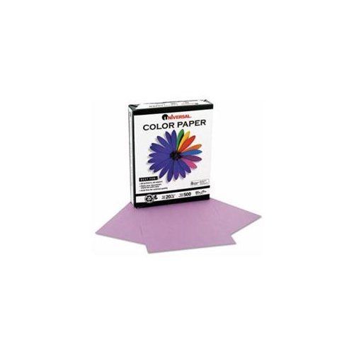 Universal Office Products 11212 Colored Paper, 20lb, 8-1/2 X 11, Orchid, 500