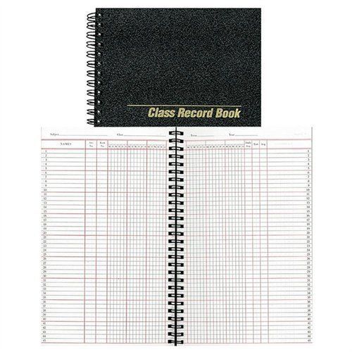 Rediform Class Record Book - 60 Sheet[s] - Wire Bound - 9.50&#034; X 5.75&#034; (33990)