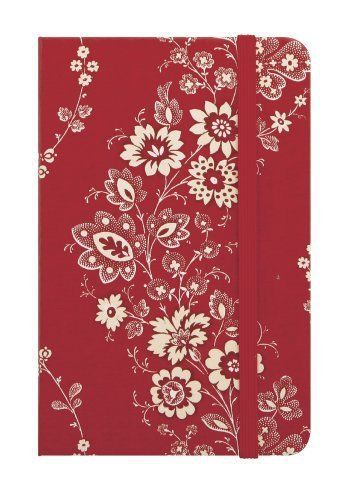 Password Journal Fleur Rouge Pact Journal Style Book Red Blooms