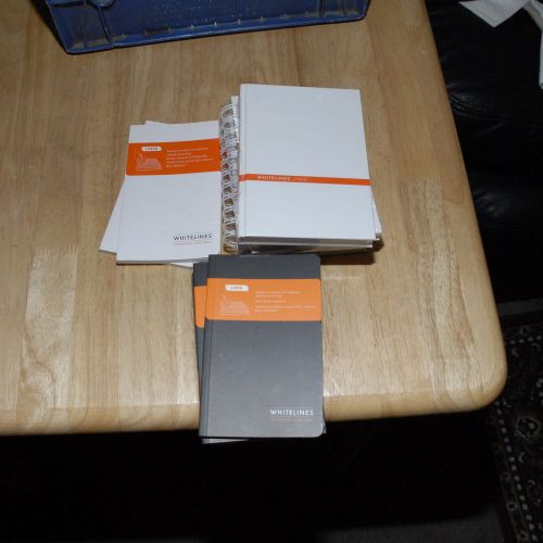LOT OF 14 BRAND NEW NOTE PADS WHITE LINES PAPER $111 RETAIL 4 HARD COVER MINT