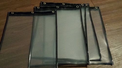 LOT OF 5--9x 12&#034; JOB TICKET HOLDER -BLACK
