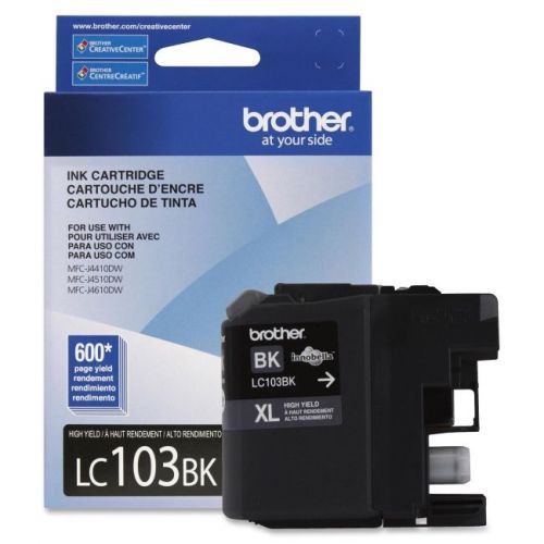 BROTHER INT L (SUPPLIES) LC103BK  BLACK INK CARTRIDGE