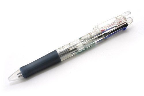 Zebra Clip-On G Series 3 Color Ballpoint Multi Pen 0.7 mm Clear Body