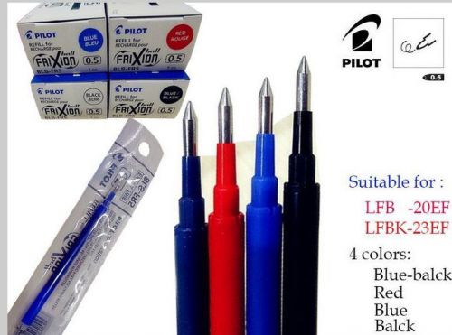 Pilot refill frixion ball clicker ball point pen bls-fr5 (0.5mm) blue 6 piece for sale