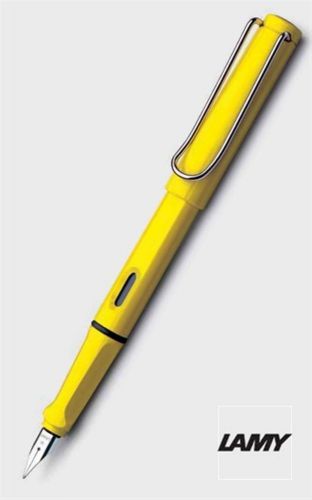 2 x Lamy Safari Fountain Pen Yellow Christmas Gift Free Shipping