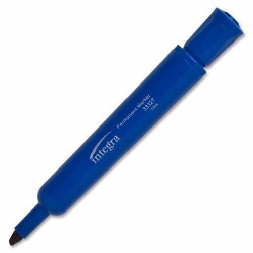 Integra permanent marker, chisel tip, blue (ita33327) for sale