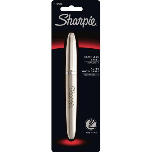 Sharpie stainless steel permanent marker fine pt black for sale