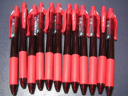 Box of 12 Pentel EnerGel X Liquid Gel Pens Red BL107 - Brand NEW 1.0 mm