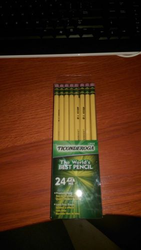 24 #2 Ticonderoga pencils, latex free erasers