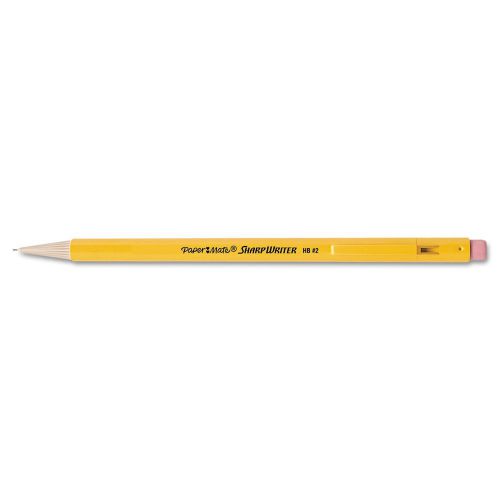 NEW Papermate SharpWriter Mechanical Pencil, HB 0.7mm Yellow Barrel, 24/Pack