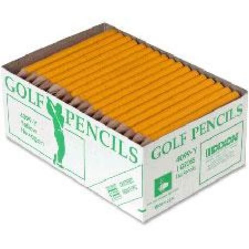 Dixon Ticonderoga Golf Pencils Yellow 144 Count