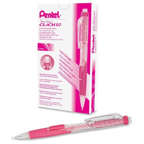 Pentel Twist-erase Click Mechanical Pencil - #2 Pencil Grade - 0.7 Mm (pd277tp)