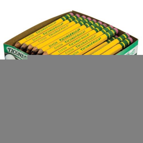 Ticonderoga Golf Pencils - Yellow Barrel - 144 / Box (dix-13472) (dix13472)