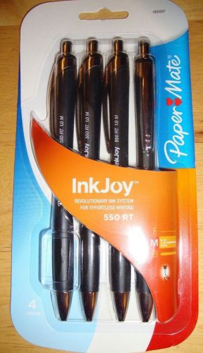 Paper Mate Ink Joy 550 RT Black Medium 0.7 mm (qty 4) Retractable