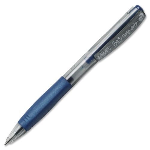 Bic bu3 nonrefillable gel pen -medium -0.7 mm - blue ink/barrel - 12/pk for sale