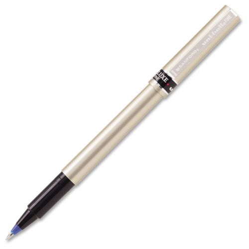 Uni-ball Deluxe Rollerball Pen - 0.7 Mm Pen Point Size - Blue Ink - (60053)