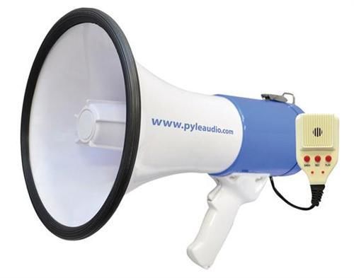 New PMP59IR 50W Professional Megaphone W/ Rechargeable Battery Aux for MP3 Playe