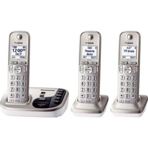 PANASONIC KX-TGD223N DECT 6.0, 3 HANDSETS, TALKING CID