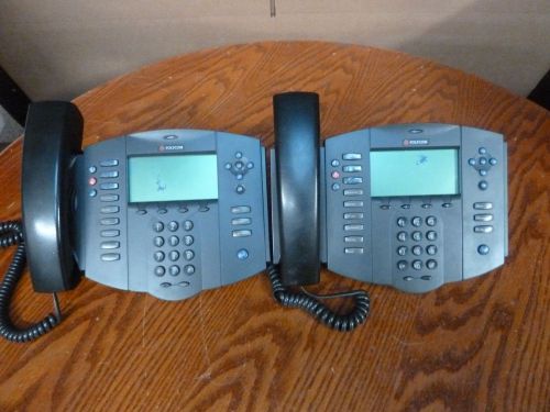 LOT OF TWO (2) Polycom IP501 SIP VoIP Phones