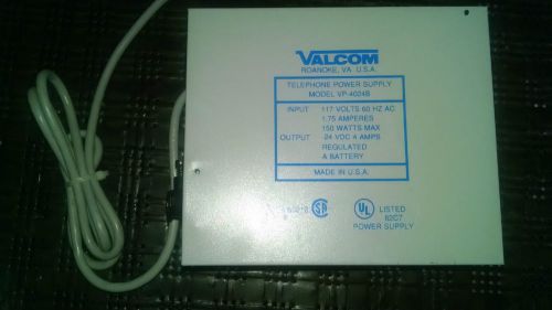 VALCOM Telephone Power Supply VP-4024B
