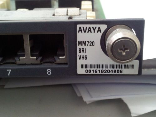 Avaya MM720 BRI, VH6, Module, Free Shipment