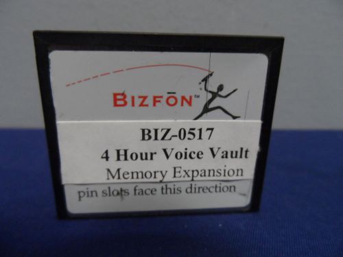 Bizfon Biz-0517 Voice Vault 4 Hours Card For Bizfon  BizPhone 680 Phone System