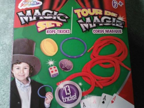 New in box Magic set Rope Tricks 13 tricks Instruction included Great Gift
