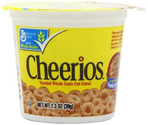 Cheerios Cereal Cup  1.3 Ounce (Pack of 12)