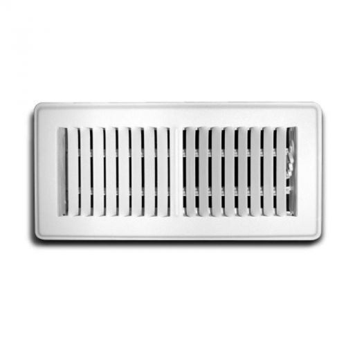 Floor supply grille 2&#034; by 12&#034; floor register, white truaire interior vents for sale