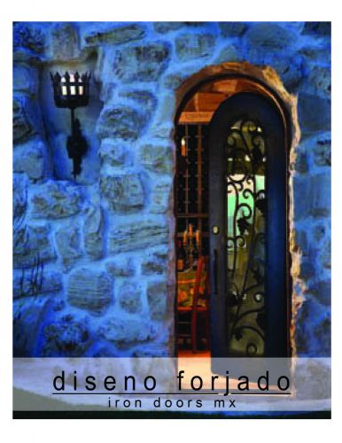 Wine cellar  door - handcrafted by diseno forjado entry doors / df-irondoors-mx for sale